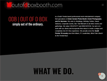 Tablet Screenshot of outofdboxbooth.com